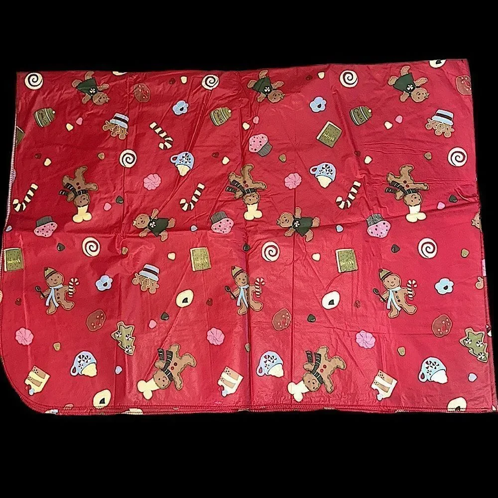 Gingerbread Waterproof Oblong Tablecloth!